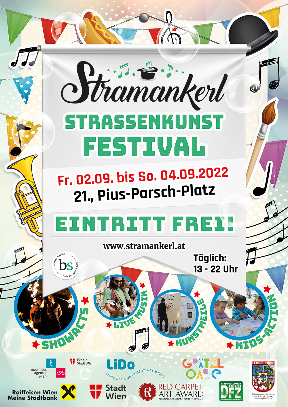 Read more about the article STRAMANKERL-STRASSENKUNST FESTIVAL